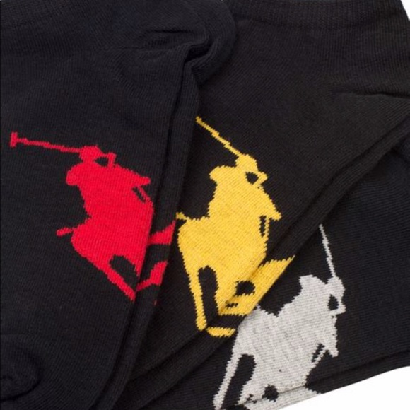 π Polo Ralph Lauren Big Pony Socks 3 Pack - Picture 5 of 6